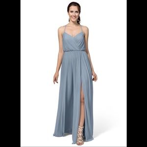 Dusty Blue Bridesmaid Dress